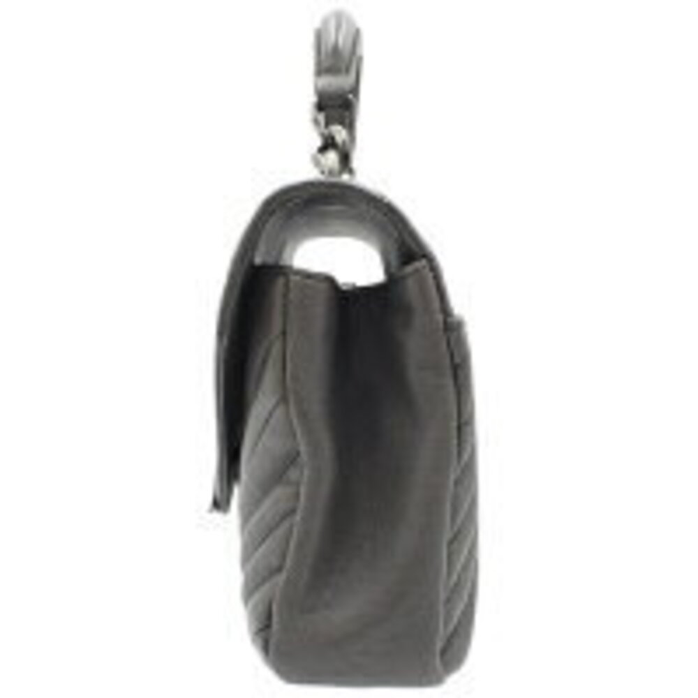 SAINT LAURENT PARIS College Chain Shoulder Bag Handbag V Gray - Picture 4 of 8